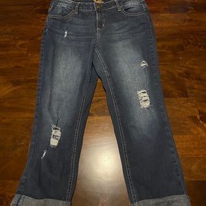 Justice Ripped Jean Capri